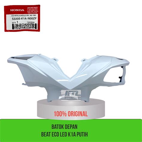 Jual Cover Handle Batok Depan Beat Led K1A Putih 53205 K1A N00ZF