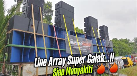 Minions Jember Siapkan Line Array Wisdom Super Galak Kencang