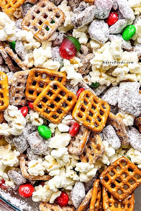 Christmas Chex Mix with M&Ms – Adore Foods