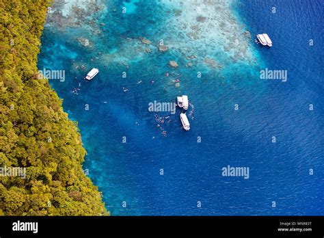 Beautiful View Of Palau Islands From Above Stock Photo Alamy