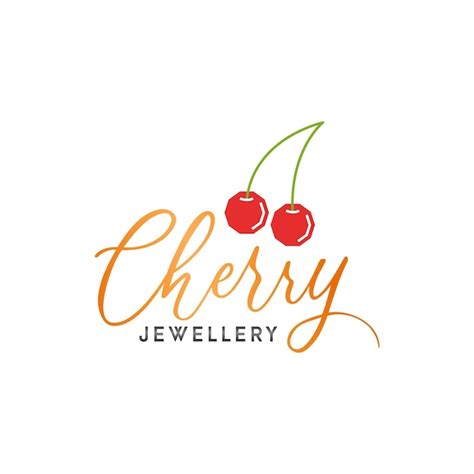 Premium Vector | Cherry logo vector