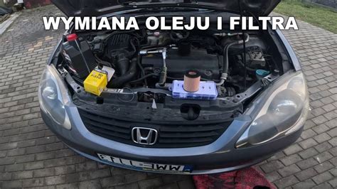 Honda Civic VII 1 7 CTDI Wymiana Oleju I Filtra YouTube