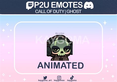 Ghost Blush Call Of Duty Emote Twitch Discord Youtube Facebook