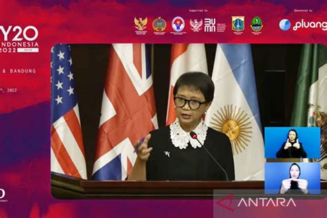 Menlu Retno Soroti Perlunya Forum Y20 Untuk Majukan Dua Peran Pemuda