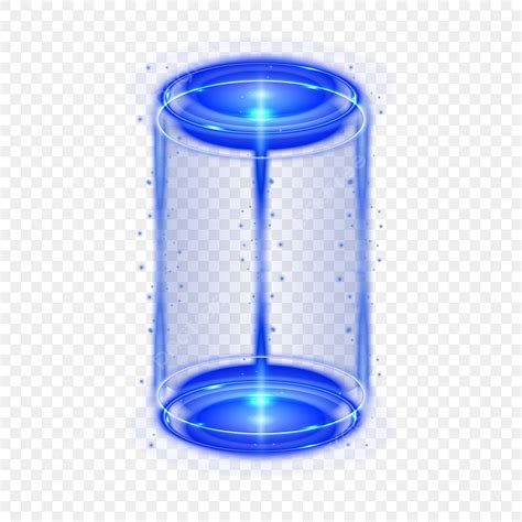 Sci Fi Light Vector Art Png Blue Sci Fi Light Stage Light Effect
