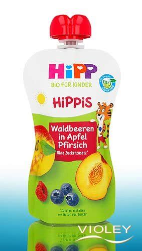 Hipp Hippis Waldbeeren In Apfel Pfirsich G Bei Violey