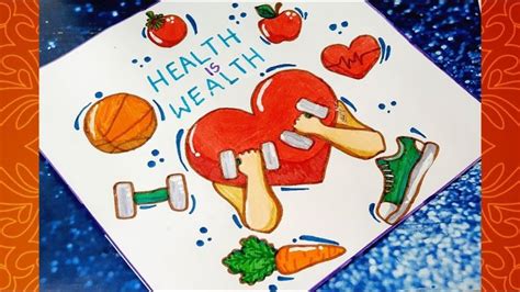 My Health My Right Drawing Ideas In Poster Drawing World Heart