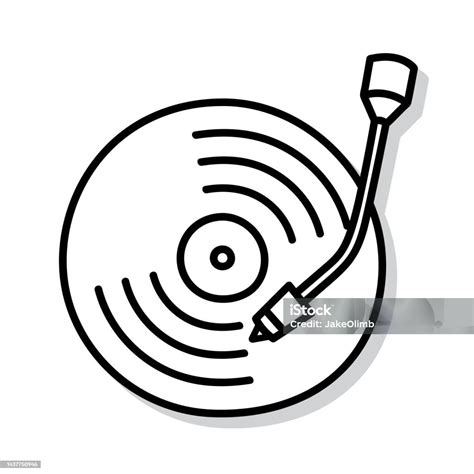 Vinyl Record Doodle 5 Stock Illustration Download Image Now Hip Hop