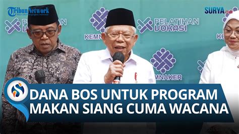 Ma Ruf Amin Tegas Beri Respons Soal Program Makan Siang Gratis Pakai