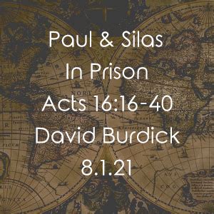 Paul & Silas In Prison – Renew Church