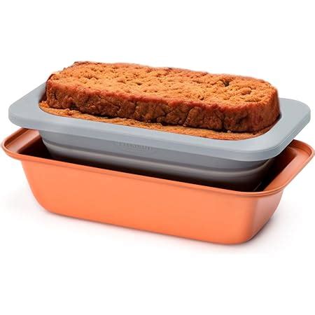 Amazon Tosnail 4 Piece Non Stick Meatloaf Pan With Drain Bread