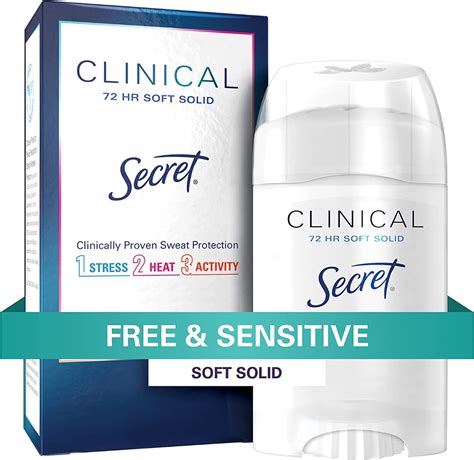 Secret Clinical Strength Soft Solid Antiperspirant And Deodorant For