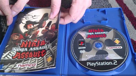 Nostalgamer Unboxes Pal Uk Ninja Assault Namco For Playstation Two