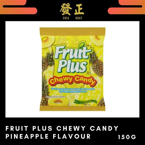 Fruit Plus Chewy Candy Pineapple Flavour 150g Shopee Malaysia