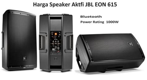 Harga Speaker Aktif Bluetooth Berkualitas Bagus Dan Murah