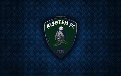 Download wallpapers Al-Fateh FC, Saudi football club, blue metal ...