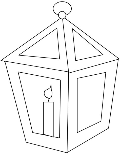 Lamp Coloring Pages