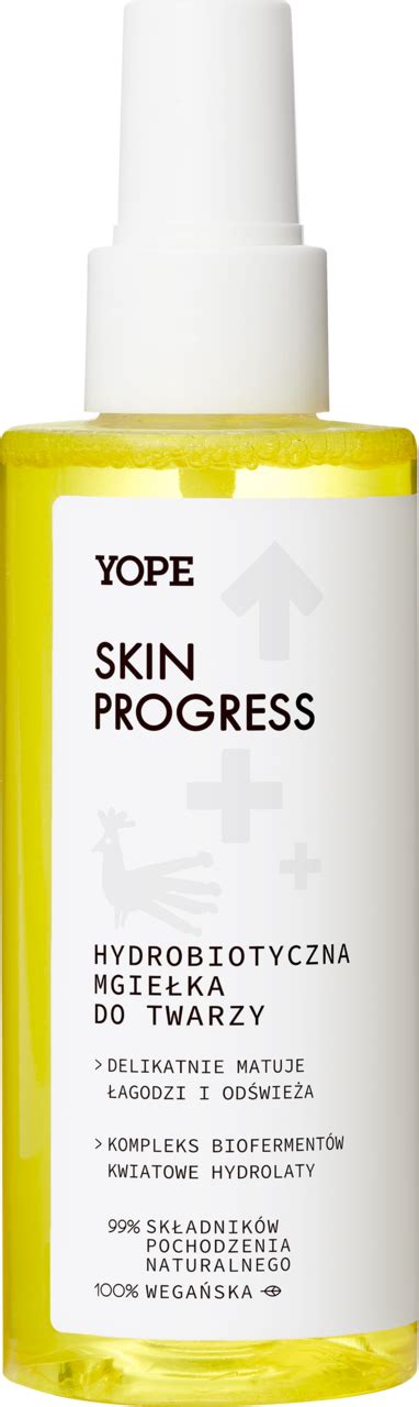 YOPE Skin Progress mgiełka do twarzy hydrobiotyczna 150 ml