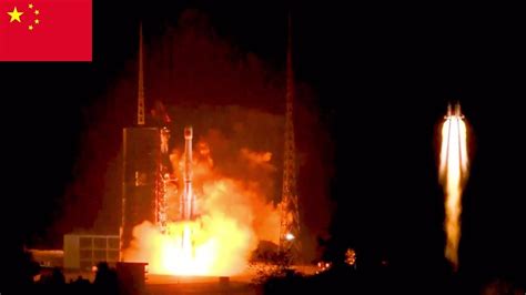 China Launches Relay Satellite Tianlian Ii 02 With Long March 3b