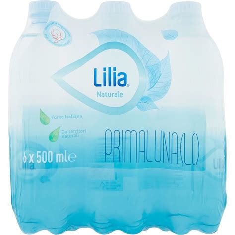 Acqua Naturale Primaluna LILIA 6 X 500 ML Coop Shop