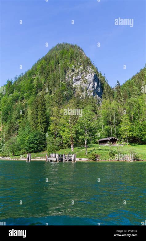 The Scenic Königssee Lake In Bavaria Stock Photo Alamy