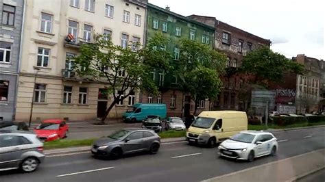 8 Мая . Польша . Краков . район ЖД вокзала в автобусе - YouTube