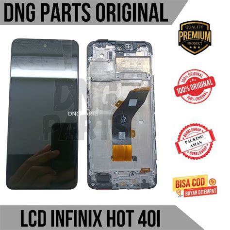Jual Lcd Ts Touchscreen Fullset Frame Infinix Hot I X B Original Copotan Shopee Indonesia