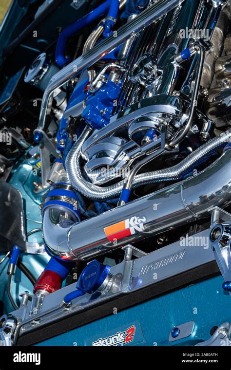 Mazda Miata Mx 5 Engine Bay Stock Photo Alamy