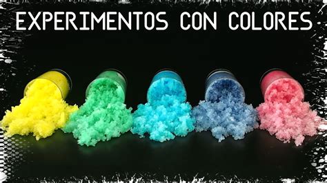 3 Experimentos caseros faciles para niños con COLORES YouTube