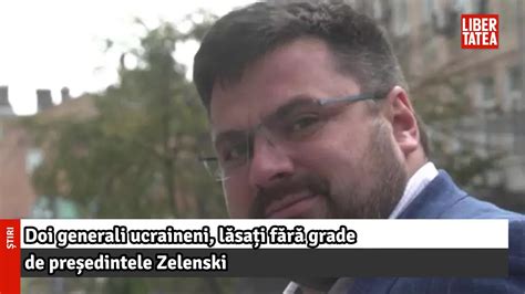 Doi Generali Ucraineni L Sa I F R Grade De Pre Edintele Zelenski Nu