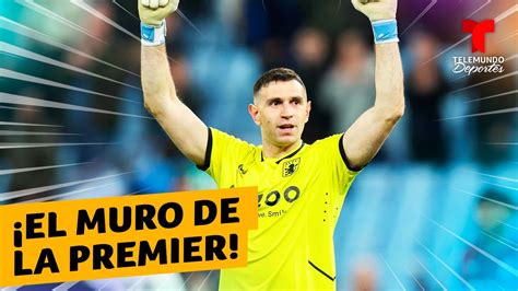 Las mejores atajadas de Emiliano Martínez Premier League Telemundo