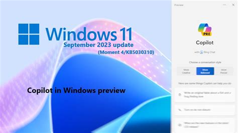 Copilot In Windows Preview Windows Update Version H