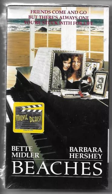 Beaches Vhs Bette Midler Barbara Hershey New Sealed