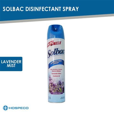 Solbac Surface Disinfectant Spray 500 Ml All In One Cleaner Sanitizer