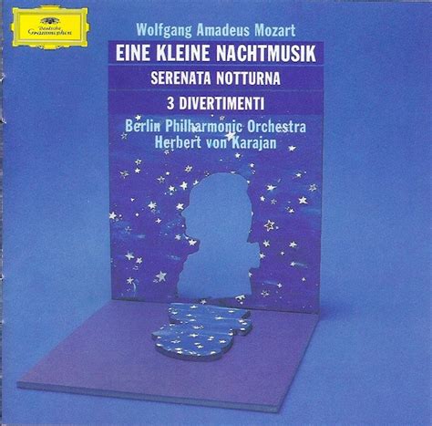 Eine Kleine Nachtmusik Serenata Notturna 3 Divertimenti By Wolfgang