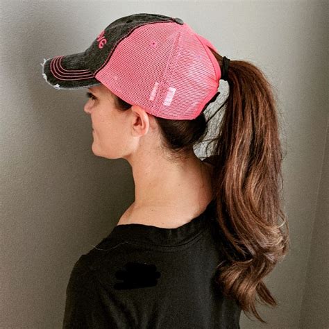 High Ponytail Hat Workout Apparel Run Gear Fitness Fashion