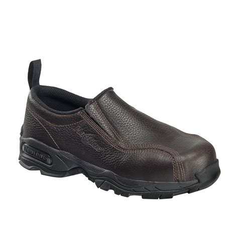 Fsi Nautilus Brown Steel Toe Sd Slip On Work Shoe