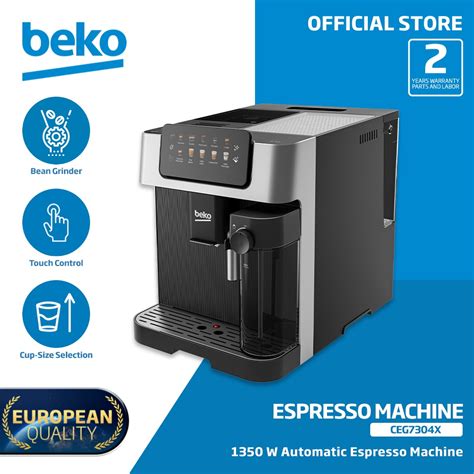 Beko Espresso Coffee Machine CEG7304X Shopee Philippines