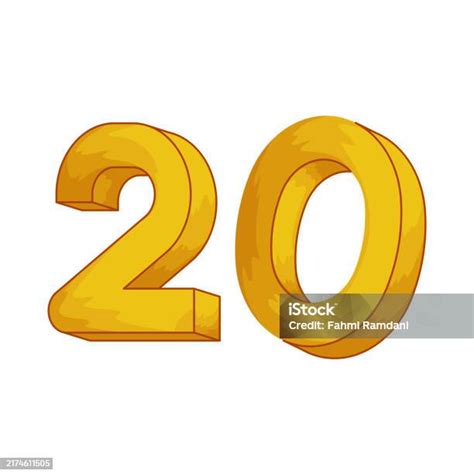 Number 20 Stock Illustration Download Image Now Alphabet Banking