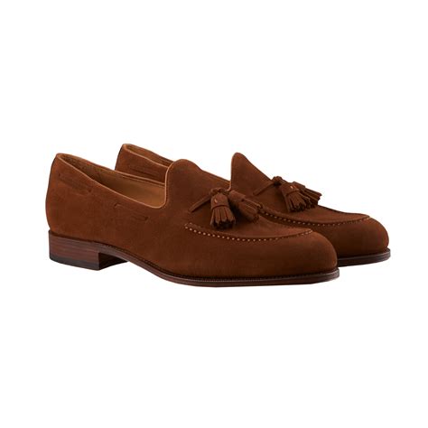 Carmina Brown Polo Suede Forest Tassel Loafers Baltzar