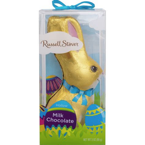 Russell Stover Hollow Milk Chocolate Bunny 3 Oz