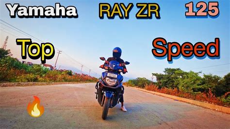 Top Speed Test YAMAHA RAY ZR 125cc NSD Gaadi Lover YouTube