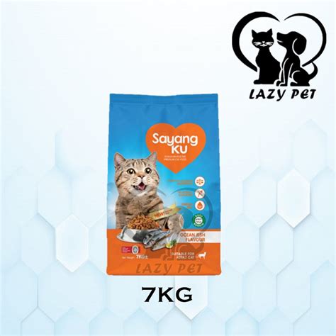 Sayangku Ocean Fish Tuna Chicken Tuna Dry Cat Food Kg Shopee