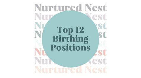 Nurtured Nest: Top 12 Birthing Positions With Photos