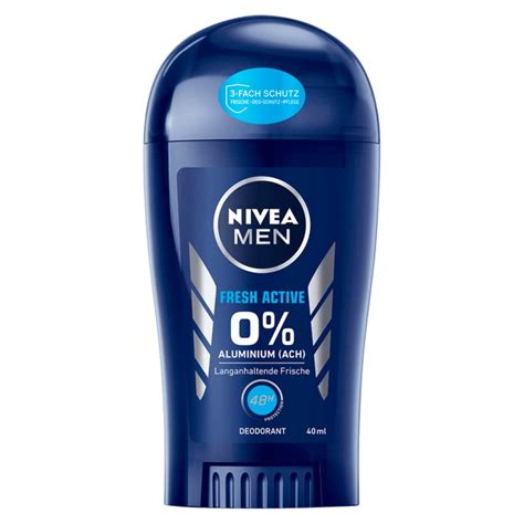 Nivea Men Deo Stick Fresh Active Ohne Aluminium 40ml Bei Rewe Online