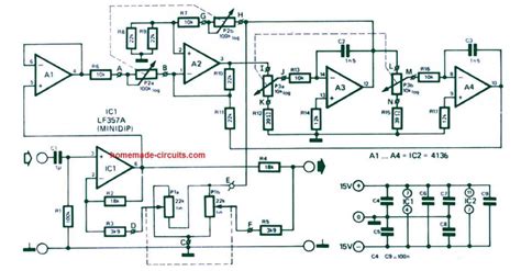 Audio Equalizer Circuit Diagram Audio Equalizer Circuit Diag