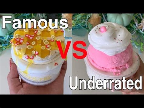 Famous Vs Underrated Slime Review Youtube