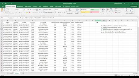 Excel Tabele Przestawne Podstawy Tworzenia Youtube