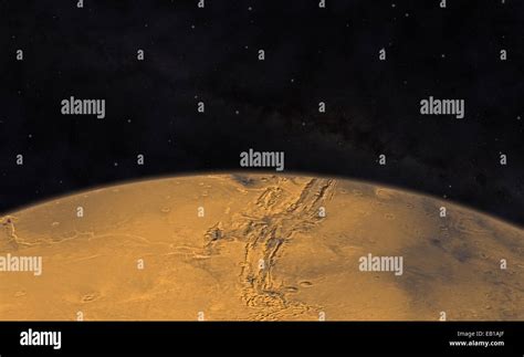 Mars Valles Marineris Stock Photo - Alamy