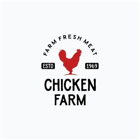 Chicken Farm Logo Vector Illustration Design 11155364 Vector Art At Vecteezy